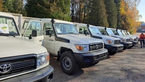 Дев'ять Центрів медицини катастроф отримали від благодійників евакуаційні позашляховики