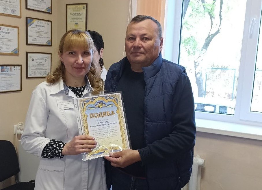 12.05.23р в КНП ММР «ЦПМСД №5» відбулася святкова нарада з нагоди Міжнародного Дня медичної сестри за участю заступника начальника УОЗ ММР Фаюка В.В.