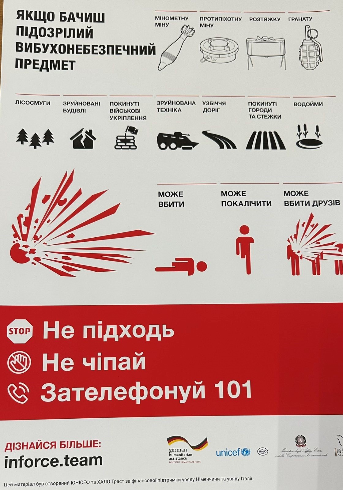 З 20.06.23 по 22.06.23р. на базі КНП ММР «ЦПМСД№5» було проведено заняття з приводу мінної небезпеки