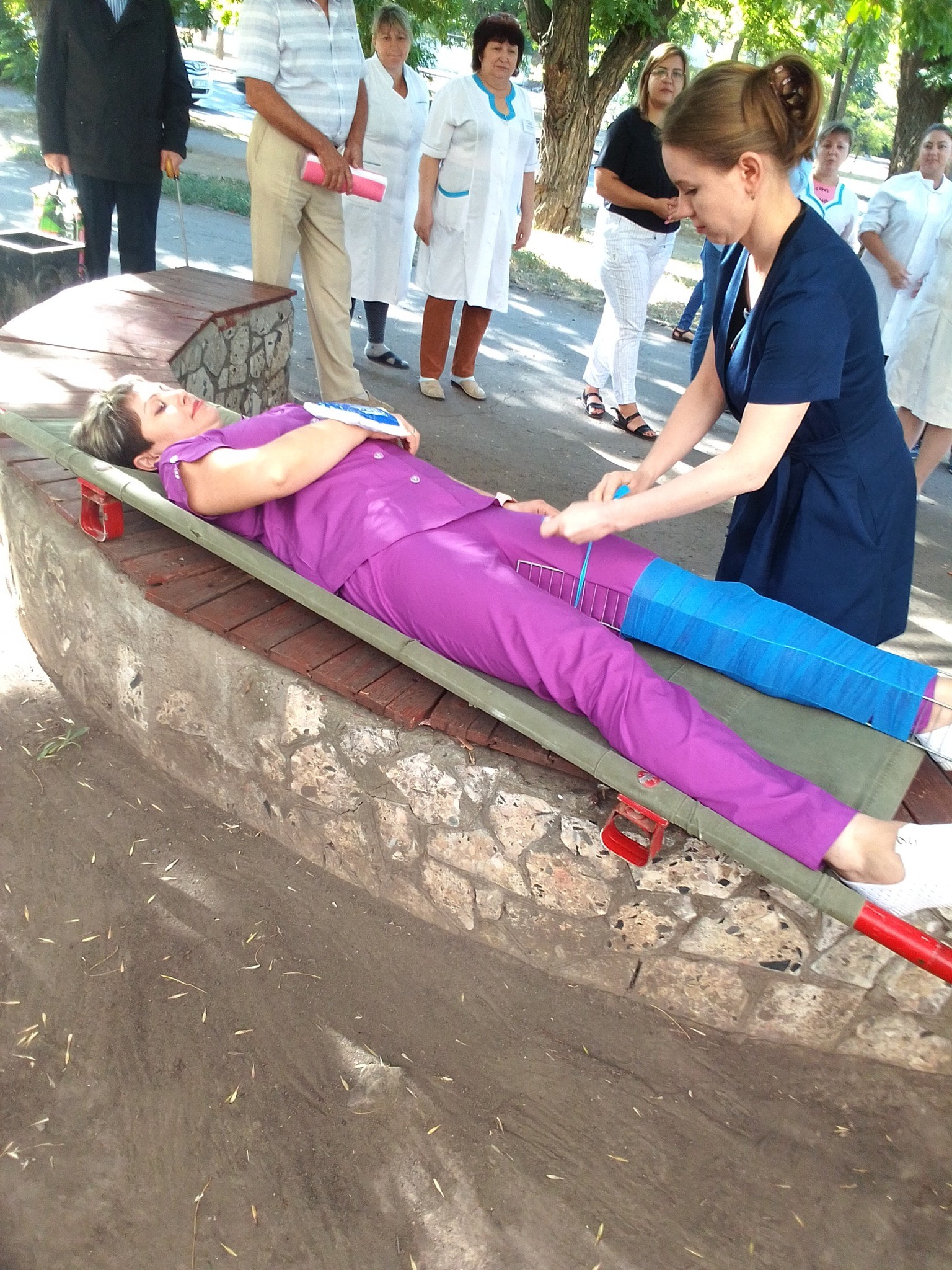 Планове спеціальне об’єктове тренування з цивільного захисту на тему: «Дії персоналу, формування цивільного захисту КНП ММР «ЦПМСД №5»