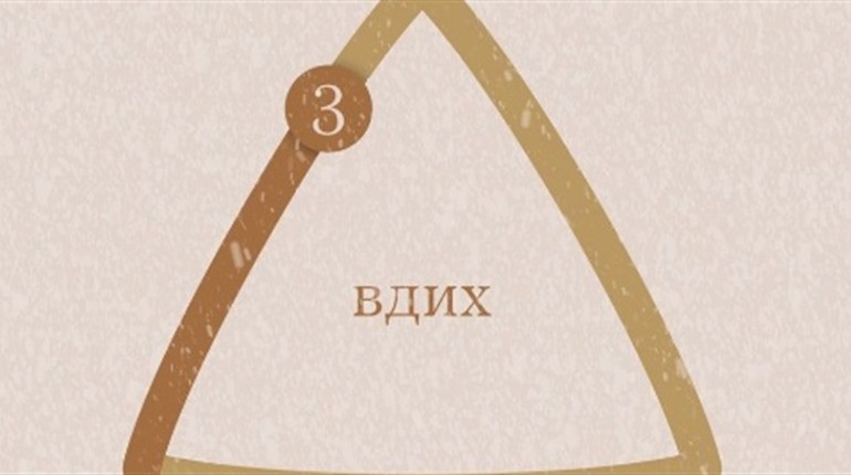 Нагадування подихати | Дихання по трикутнику