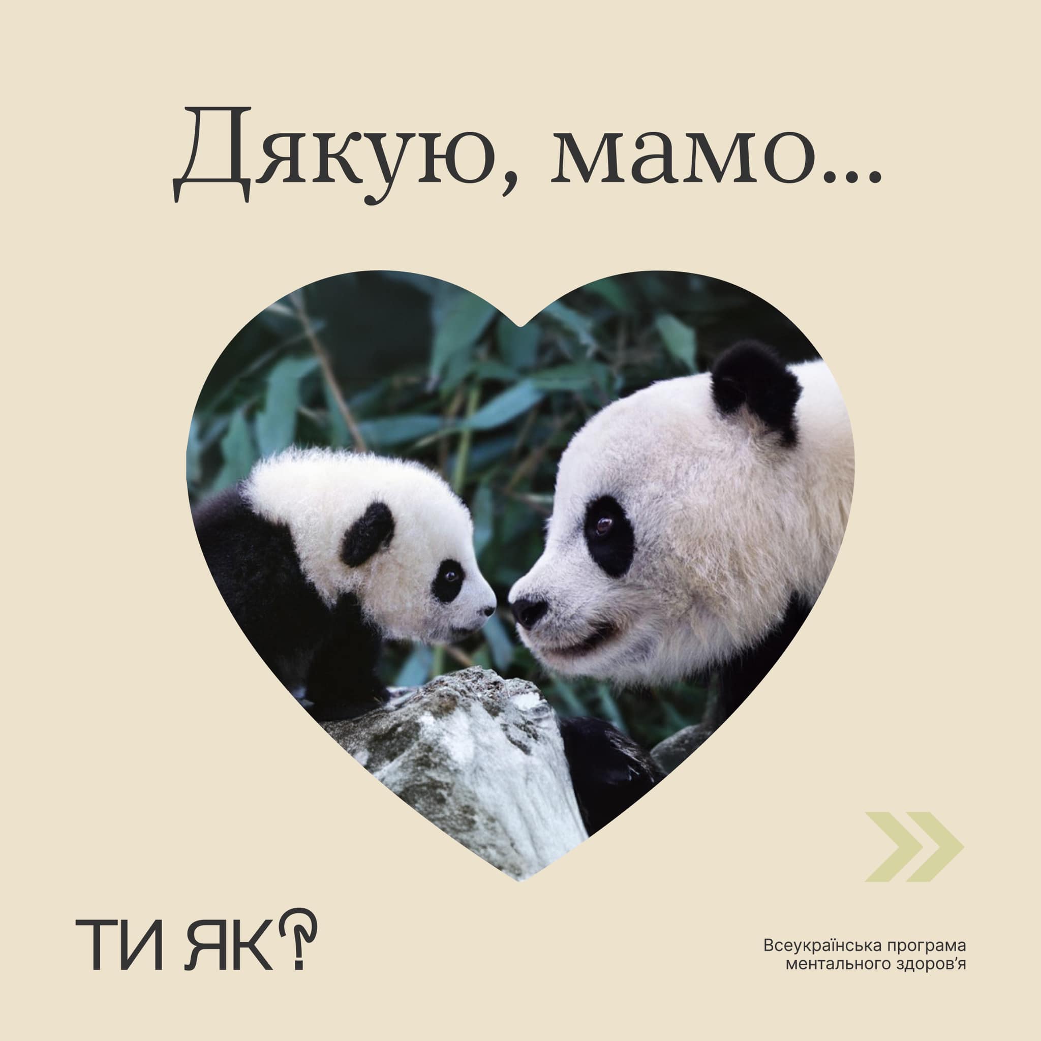 Дякую, мамо...