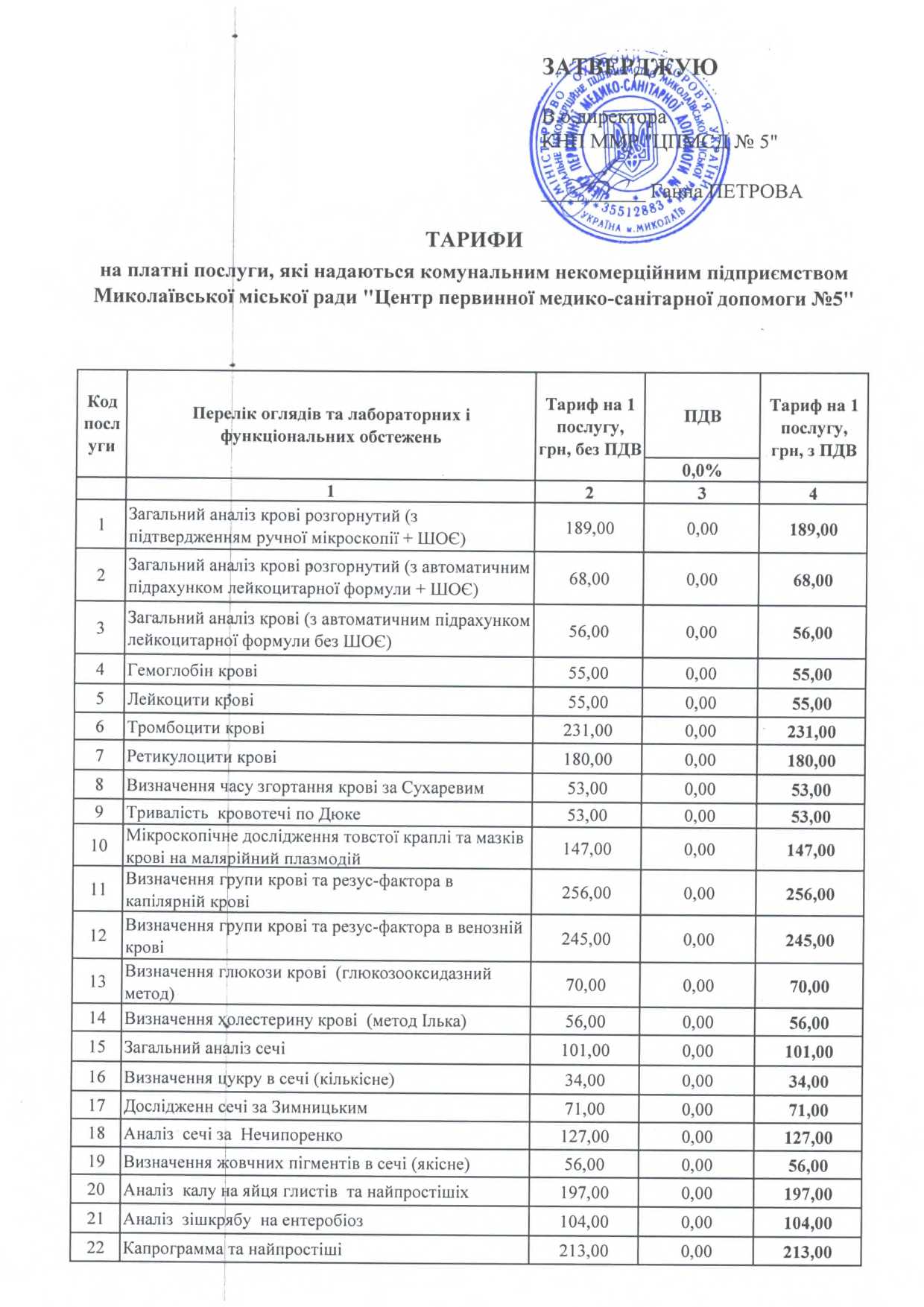 Платні послуги